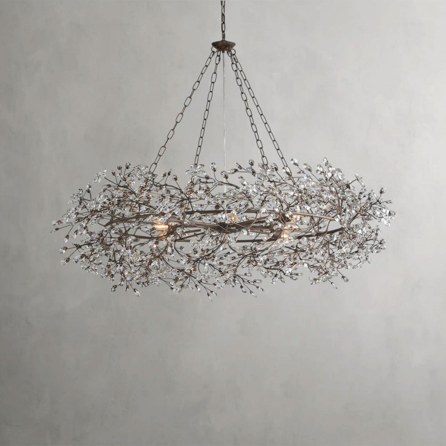Fiore Crown Chandelier 39", 48", 60"